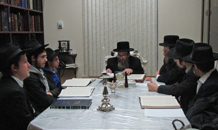 Exam with rabbi